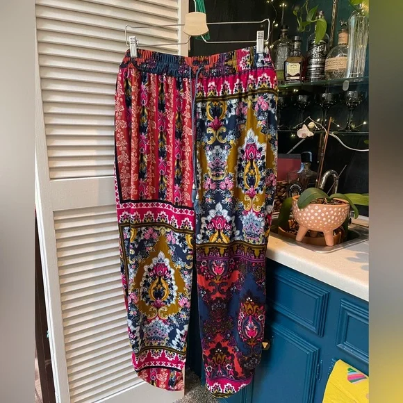 Anthropologie Multicolor Patterned Pants - Picture 1 of 10